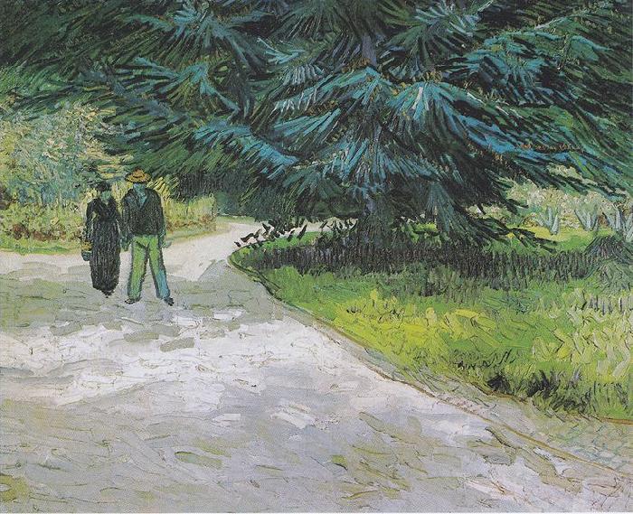 Vincent Van Gogh Der Garten des Dichters III china oil painting image